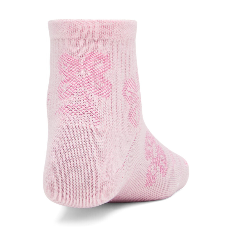 Yth UA Essential 6pk Qtr-PNK PNK-649