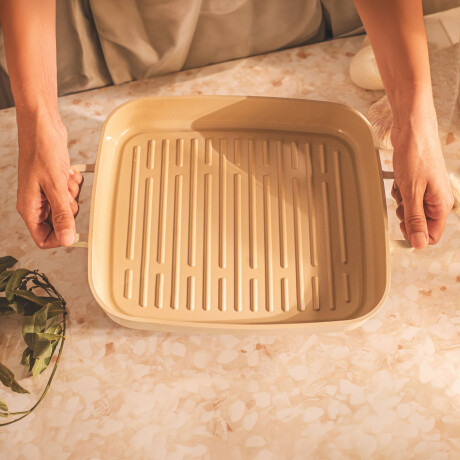 BIFERA C/ ANTIADHERENT NATURAL/BEIGE ALUMINIO HAR29