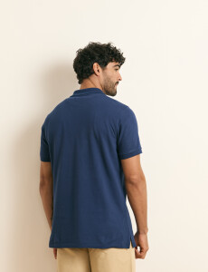 520752 REMERA HARRINGTON LABEL Azul