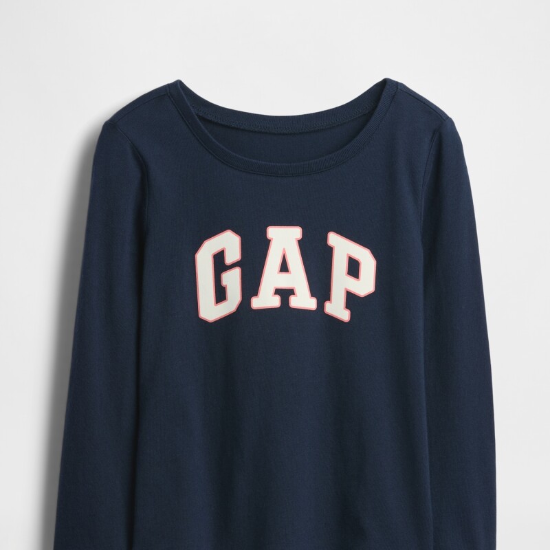 V-FRCH LS LOGO TEE TAPESTRY NAVY