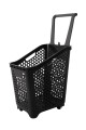 Canasto De Mano Con Ruedas Negro Canasto De Mano Con Ruedas Negro