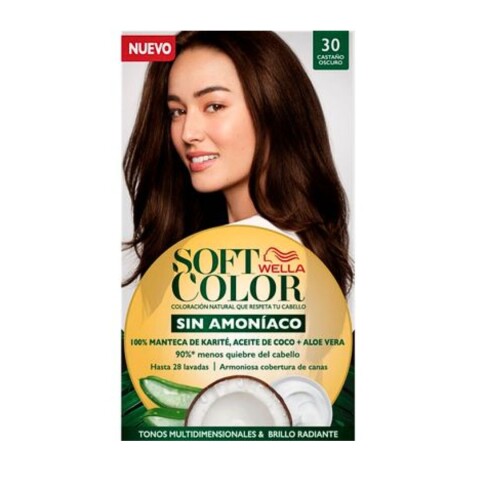 Tinta Soft Color 30 Castaño Oscuro
