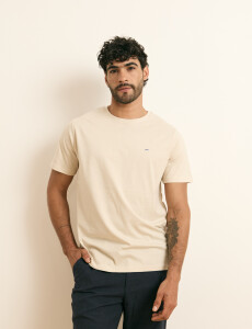 520658 T-SHIRT HARRINGTON LABEL Natural