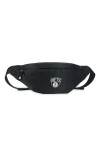 Riñonera nylon doble cierre Nets - NBA Negro
