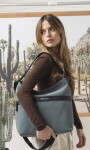 CARTERA GRACE VERDE AZULADO