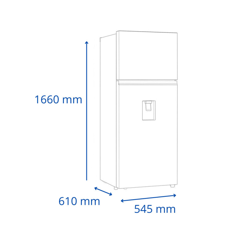 REFRIGERADOR JAMES RJ 301 INV Inox Inverter c/Dispensador N/A