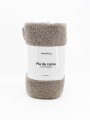 PIE DE CAMA FLANNEL BEIGE (V)