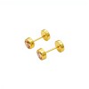 Abridores Punto de luz-Oro 18k-Piedra Zirconia-AB9527 conpiedra