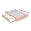 Box Sommier 4 Cajones 2 Plazas - Beige Box Sommier 4 Cajones 2 Plazas - Beige