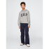 V-FRCH FT BAS HERITAGE LOGO PO LIGHT HEATHER GREY B08