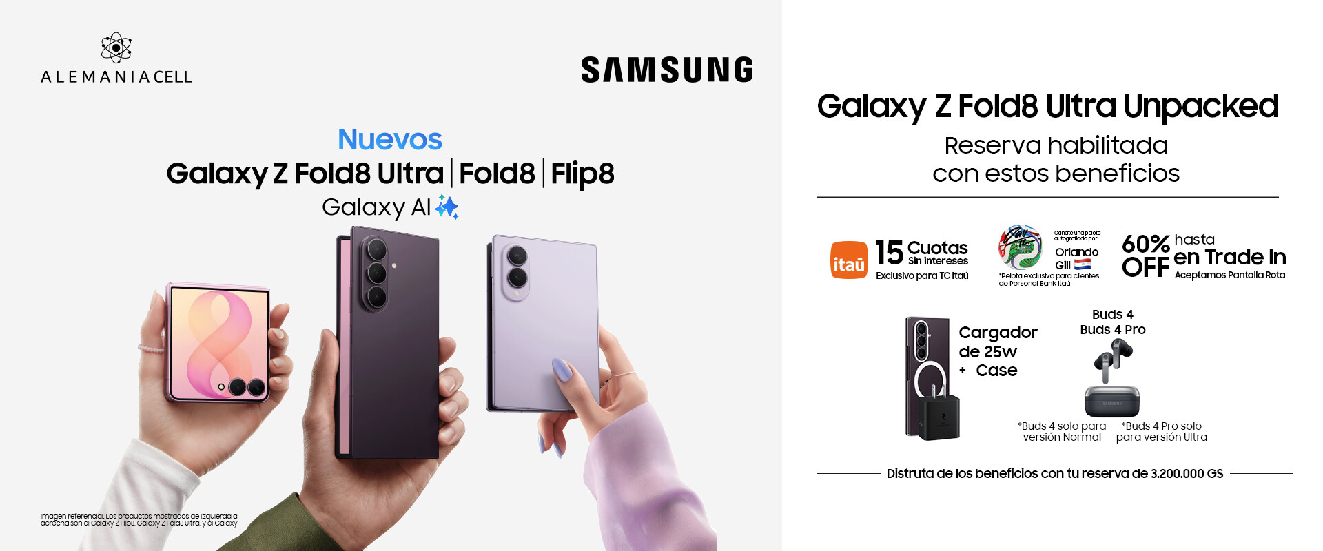 PREVENTA Samsung Galaxy ZFold8/ZFlip8