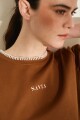 PRE VENTA TSHIRT SAVIA CUTE Chocolate Y Crudo