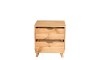 Mesa De Luz Madera Maciza Nordica 2 Cajones - Linea Dublin Mesa De Luz Madera Maciza Nordica 2 Cajones - Linea Dublin