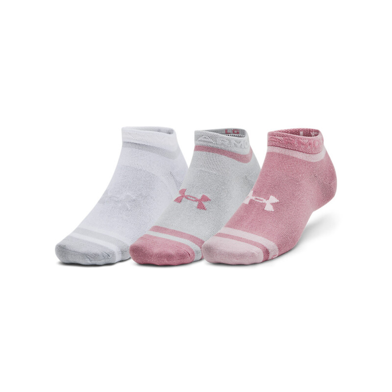 UA Essential Low Cut 3pk-PNK PNK-697