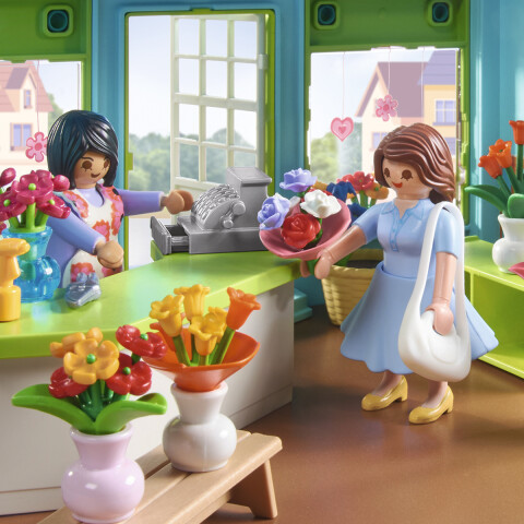 Florería con Tienda Playmobil 220 Piezas U
