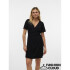 VMMYMILO S/S SHORT WRAP DRESS WVN GA BLACK