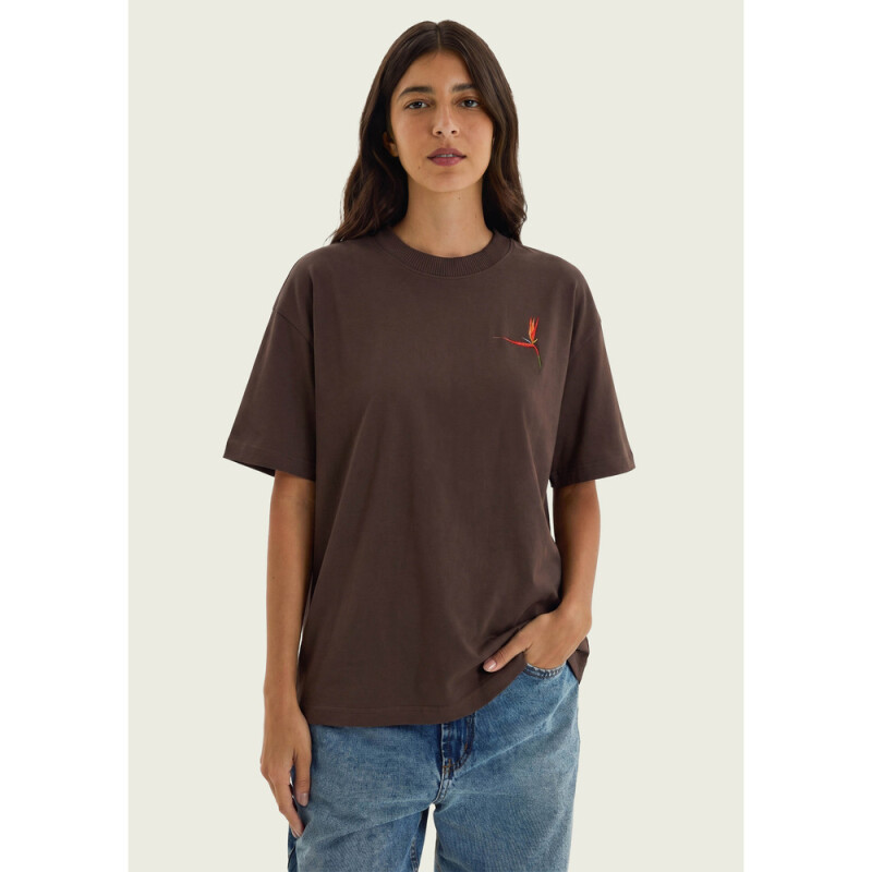 BLUSA MM FEM MARROM ESCURO