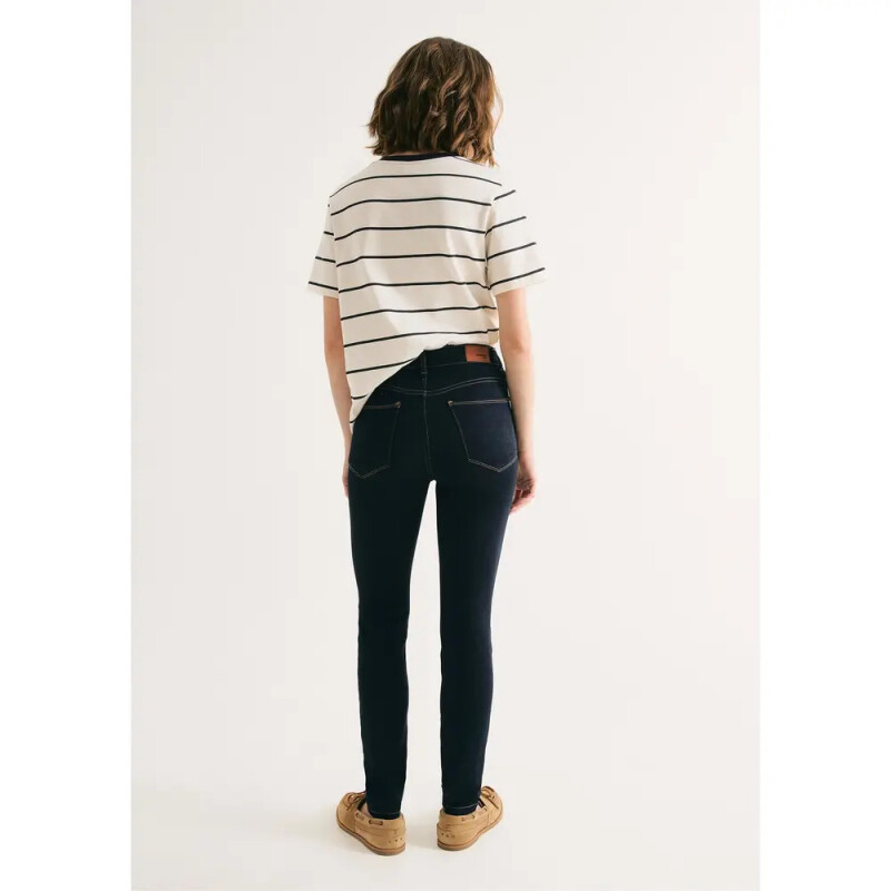 CALCA SUPER SKINNY FEM AZUL ESCURO