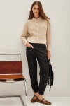 Pantalon Cargo Satin Negro