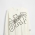 V-JPN LS HW GAP GR TEE NEW OFF WHITE