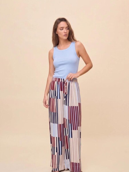 MUSCULOSA ALLIE EYES BASICA CELESTE
