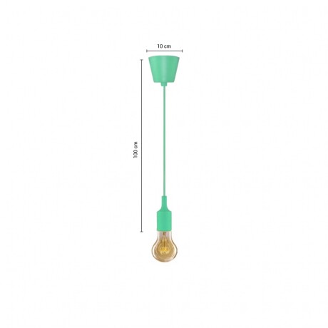 ACDC271 Luminaria Colgante De Techo Colorful Celeste