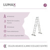Escalera Andamio Lumax 20 Escalones SIN CHAPONES Escalera Andamio Lumax 20 Escalones SIN CHAPONES