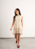 Vestido Magnolia corto Crudo