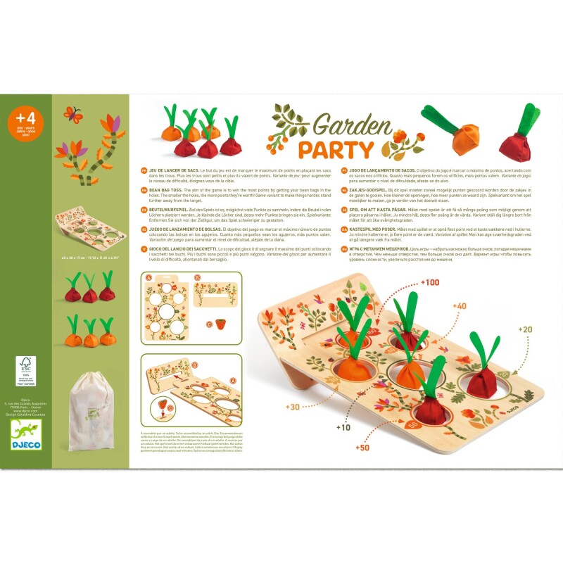 Juego de Habilidad Garden Party Djeco Juego de Habilidad Garden Party Djeco