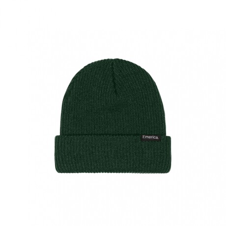 Gorro Emerica Logo Clamp Beanie - Black Green