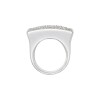 Anillo Cuadrado - Plata 925 - Zirconias y Zirc. Negras AN4771 conpiedra