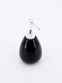 DISPENSADOR CERÁMICA NEO 11X17.4 CM (12) NEGRO