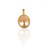 Dije Árbol de la vida-Oro bajo-Piedra Nácar-CP8565 conpiedra