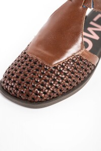 Sandalia Trenzada Chocolate