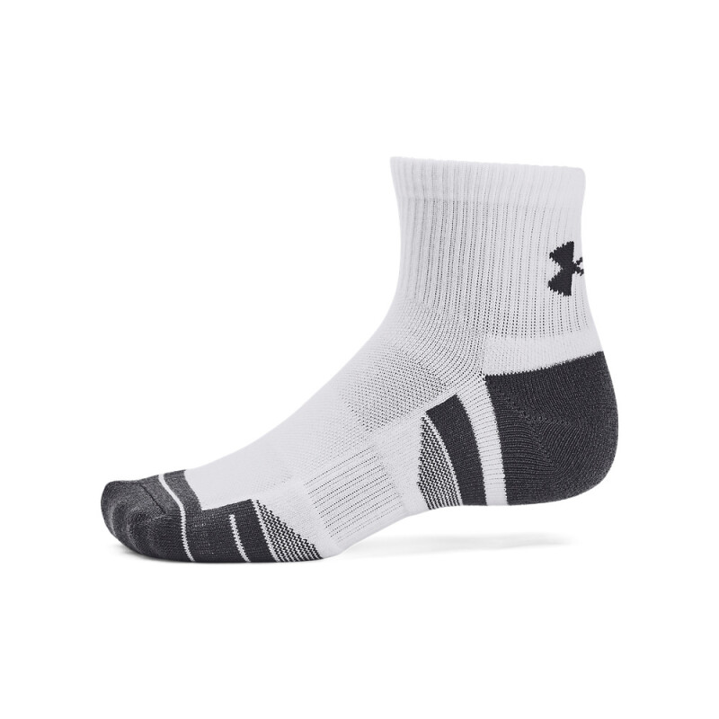 UA Performance Tech 3pk Qtr-WHT WHT-100