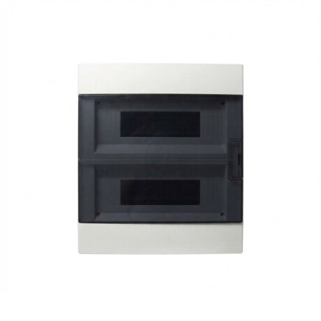 TABLERO DE EMB 24 MOD (F) TAPA BCA Tablero Eléctrico de Embutir 24 Módulos Negro