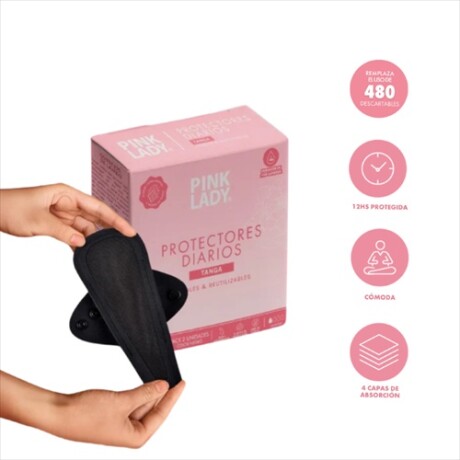 Pink Lady Protectores Diarios Reutilizables Tanga 2 unidades Pink Lady Protectores Diarios Reutilizables Tanga 2 unidades