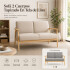 Sillón Sofá 2 Cuerpos Fc3057 MARRON