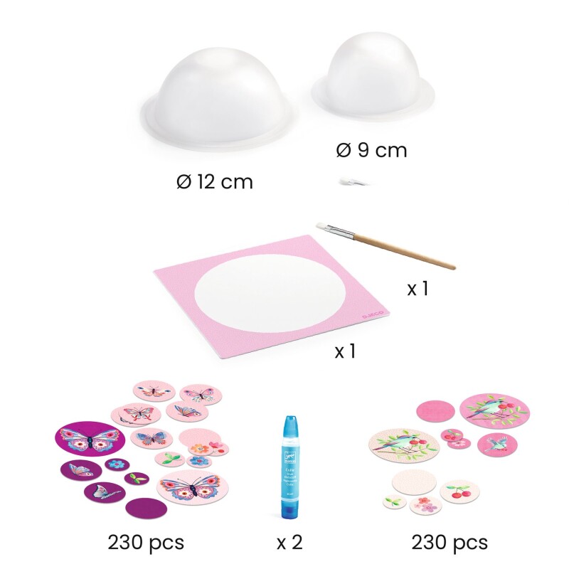 Cuencos de papel para crear Djeco Cuencos de papel para crear Djeco