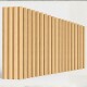 Set X16 Panel ranurado WPC 290x16cm MARRON CLARO