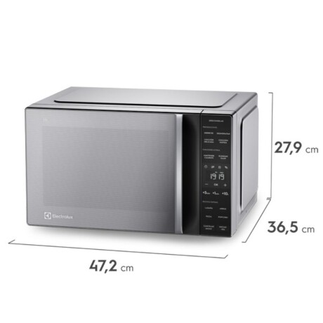 Microondas Electrolux 25 Lts. inox. Microondas Electrolux 25 Lts. inox.