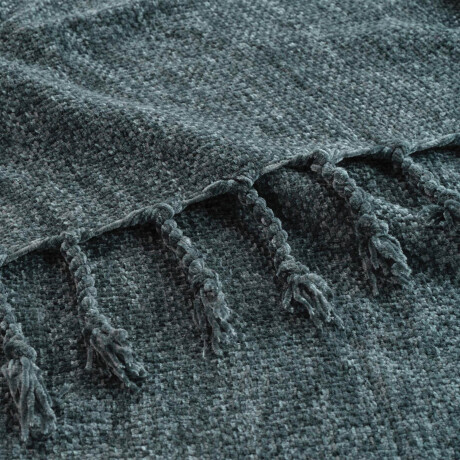 THROW GRIS CHENILLE CHENILLE