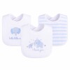 Set x3 baberos elefante ASH celeste