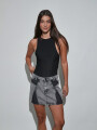 FALDA CIRELLA GRIS OSCURO