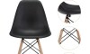 Silla de Comedor - Eames Negro