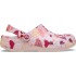 Classic VDay Clog K Pink Milk/hearts