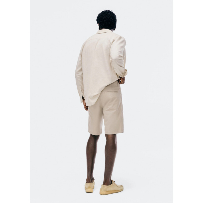 BERMUDA MASC MARROM CLARO