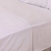 Juego de Sabanas Super King 200 Hilos - Pilar Beige Blanco