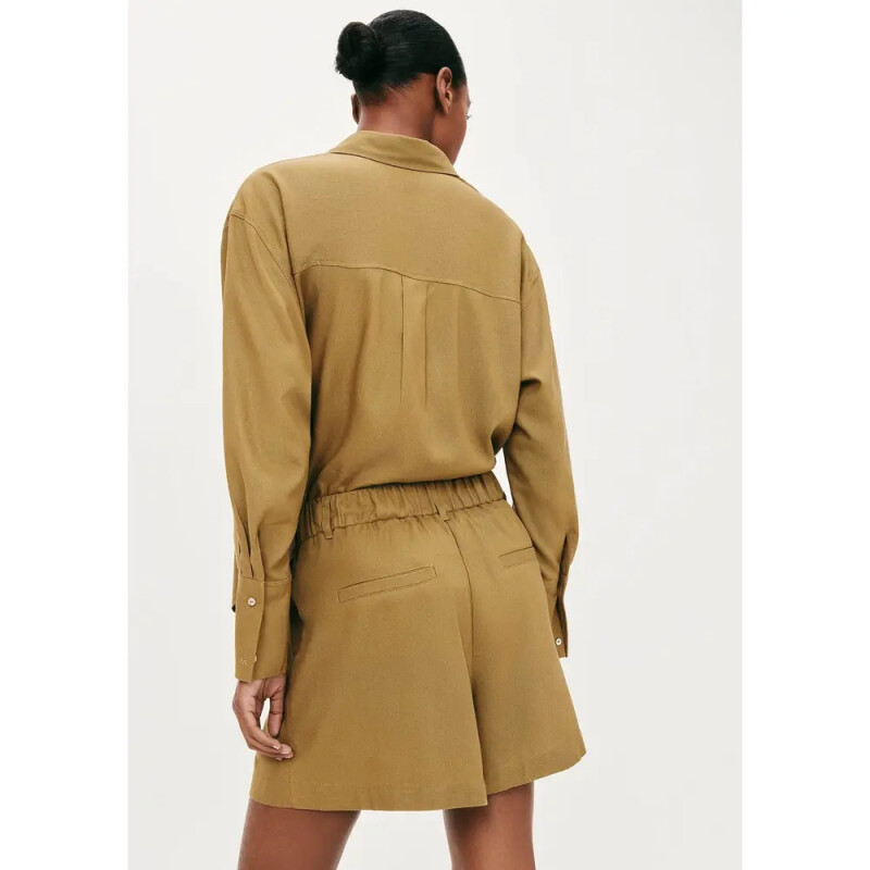 SHORTS FEM CARAMELO ESCURO