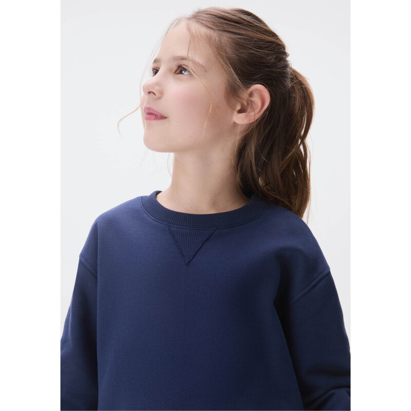BLUSAO INFANTIL AZUL ESCURO